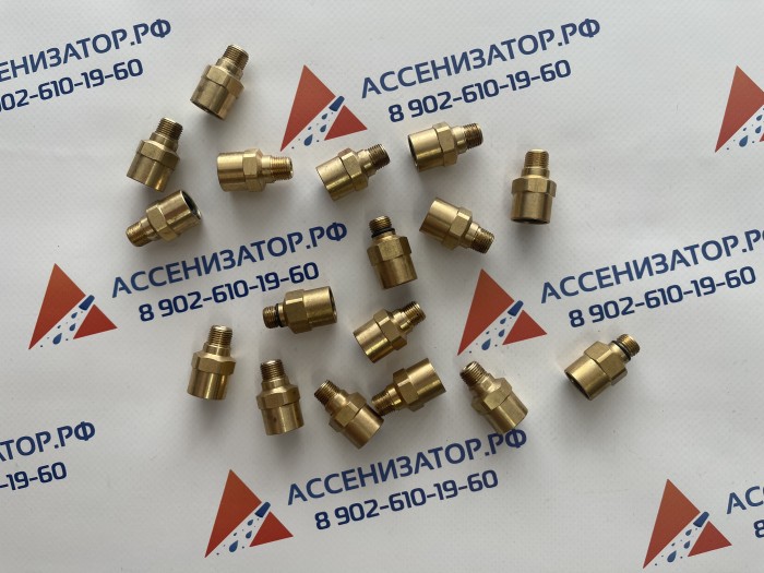 Фитинг прямой 8-М10 кг1/8 конус № 9510 05-02