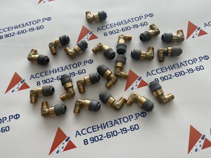 Фитинг угловой 8-1/8 конус D6500 05-02-S