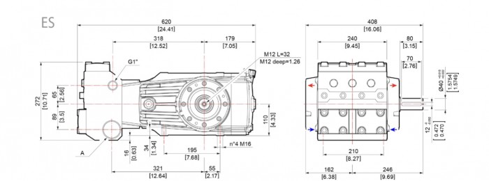 Насос плунжерный высокого давления HPP ES 210/160