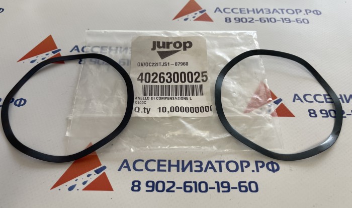 Компенсационное кольцо Ø100 для насоса JUROP PNR122-124 4026300025