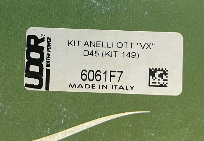 Ремонтный комплект UDOR "VX" KIT 149  6061F7